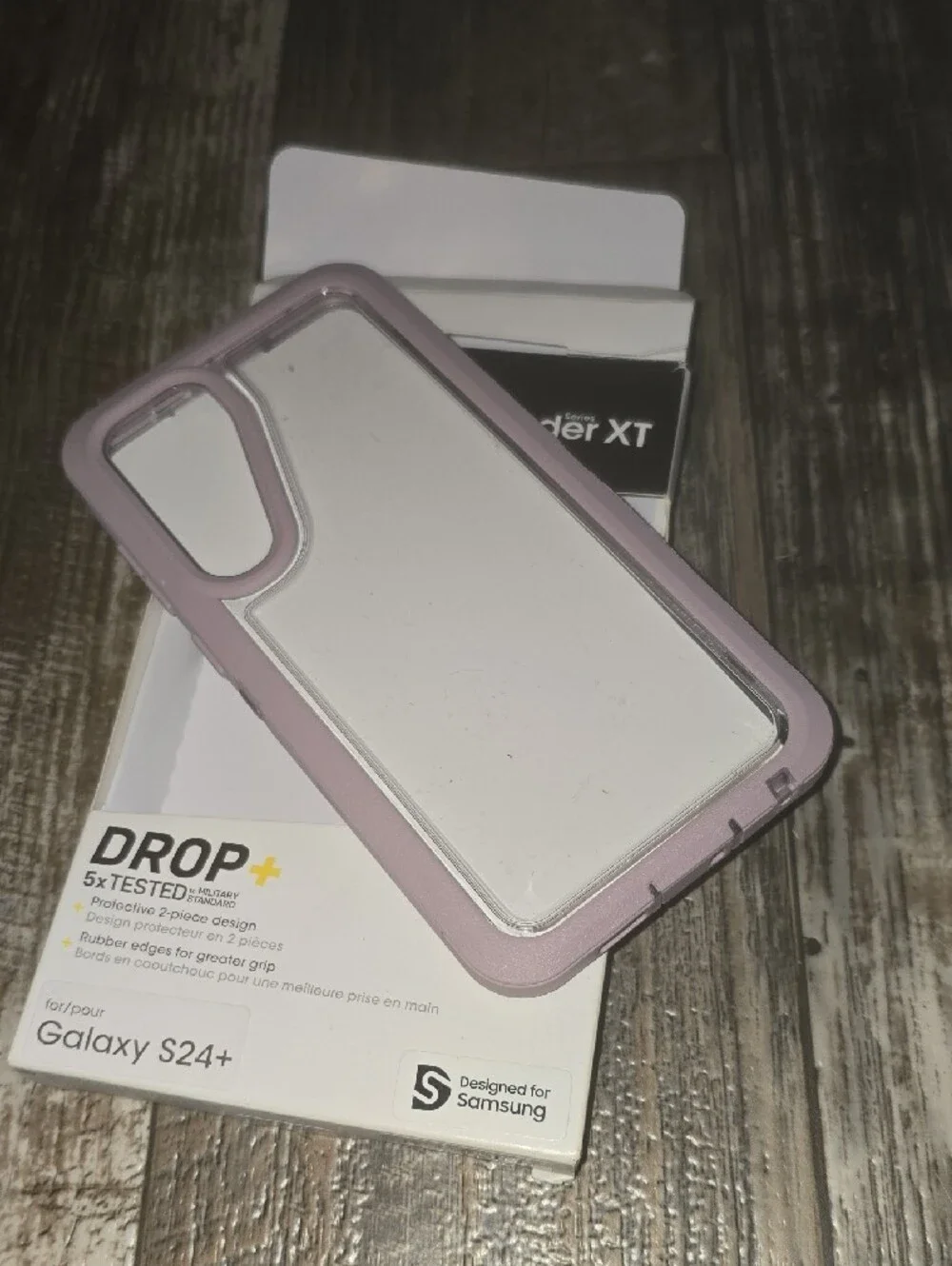 OtterBox Defender XT Case for Galaxy S24+ — Pink Trim